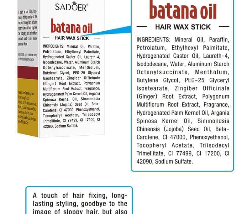 Batana Hair Wax Stick (30g)