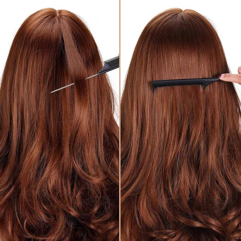 Professional Rat Tail Styling Comb with Steel Pin