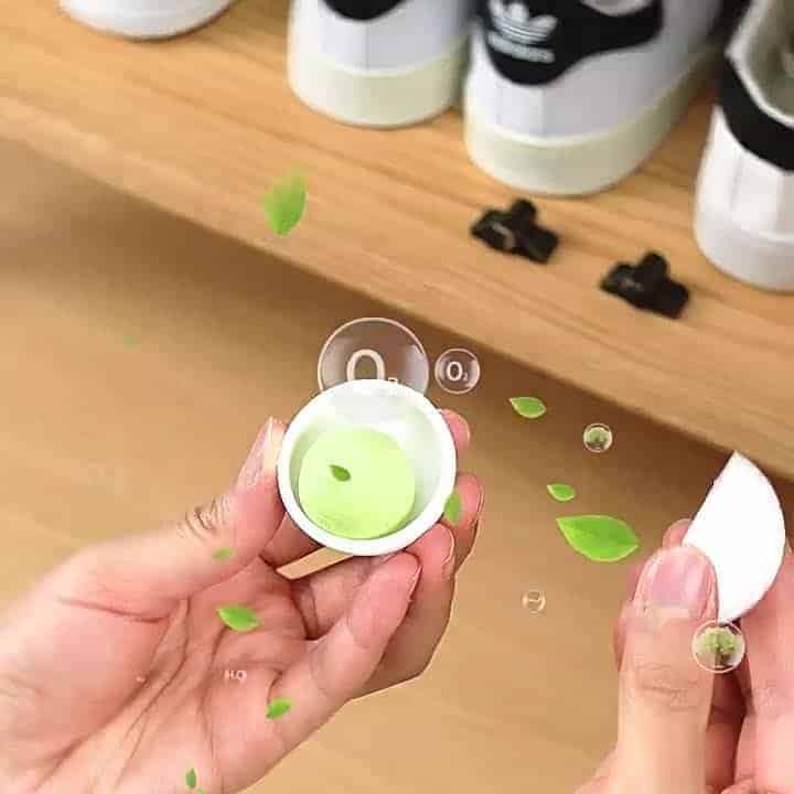 Deodorising Ball Air Freshener Green Tea Scent (6 Pieces/Bag)