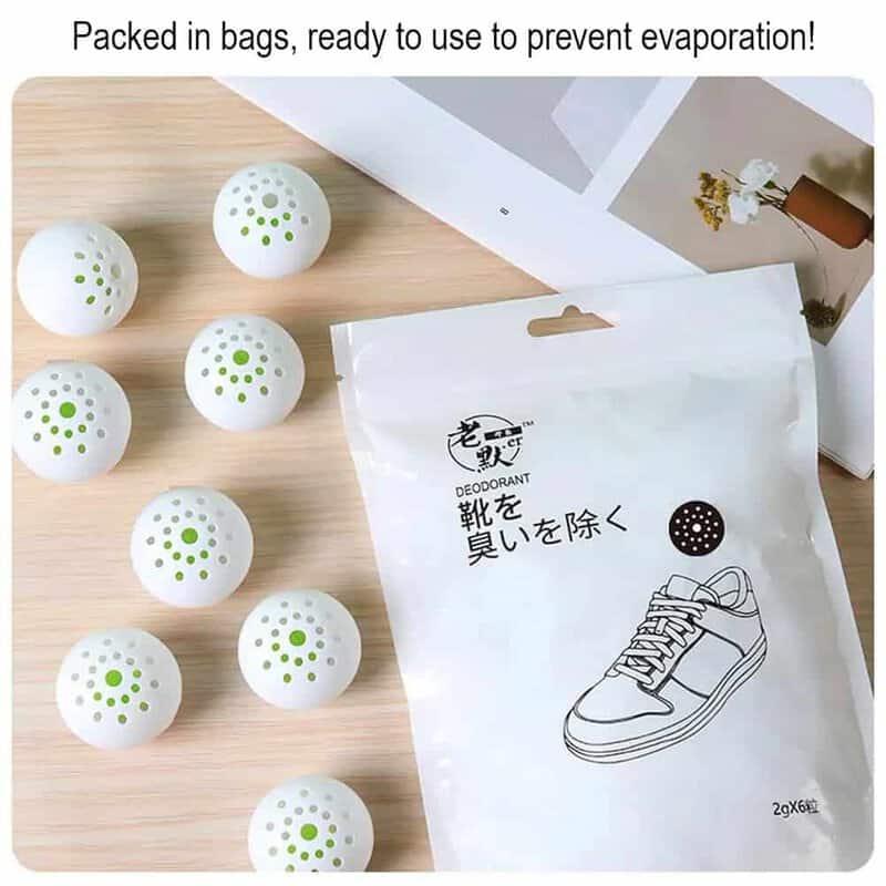 Deodorising Ball Air Freshener Green Tea Scent (6 Pieces/Bag)