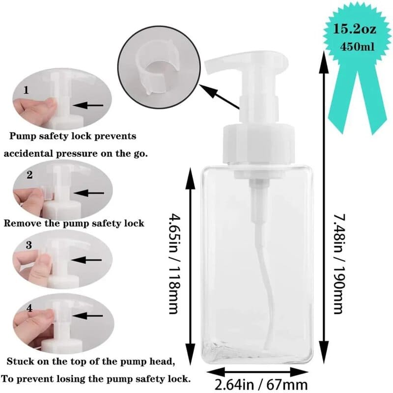 Foaming Dispenser Handwash Bottle