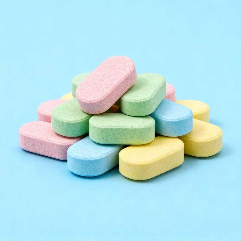 Effervescent Foaming Handwash Tablets (400-500ml Water/Piece)