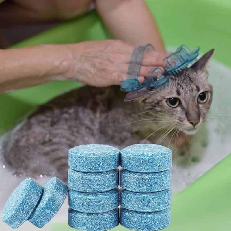 Effervescent Pet Wash Tablets (4 Litres/Piece)