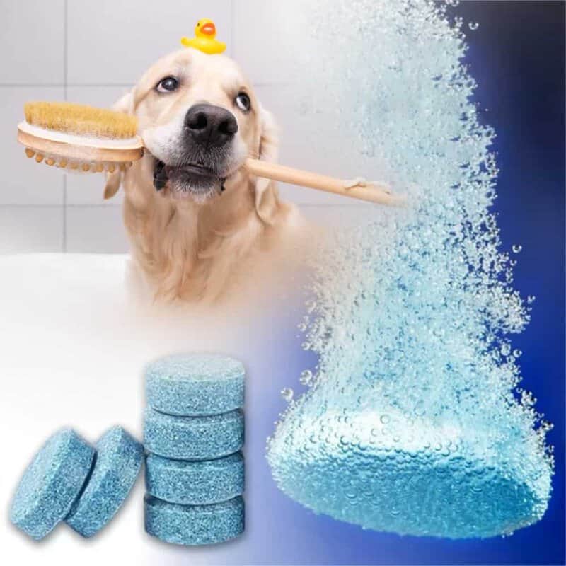 Effervescent Pet Wash Tablets (4 Litres/Piece)