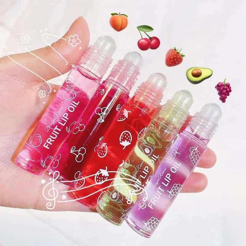 Fruit Lip Oil Roll-on Gloss (6 Flavours, 8ml)