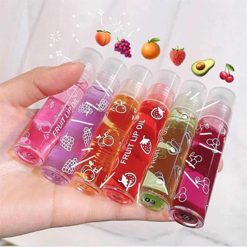 Fruit Lip Oil Roll-on Gloss (6 Flavours, 8ml)