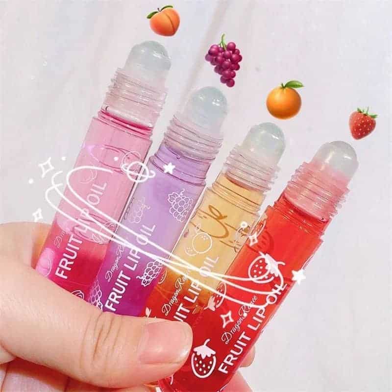 Fruit Lip Oil Roll-on Gloss (6 Flavours, 8ml)