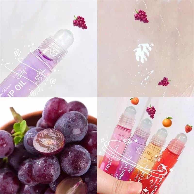 Fruit Lip Oil Roll-on Gloss (6 Flavours, 8ml)