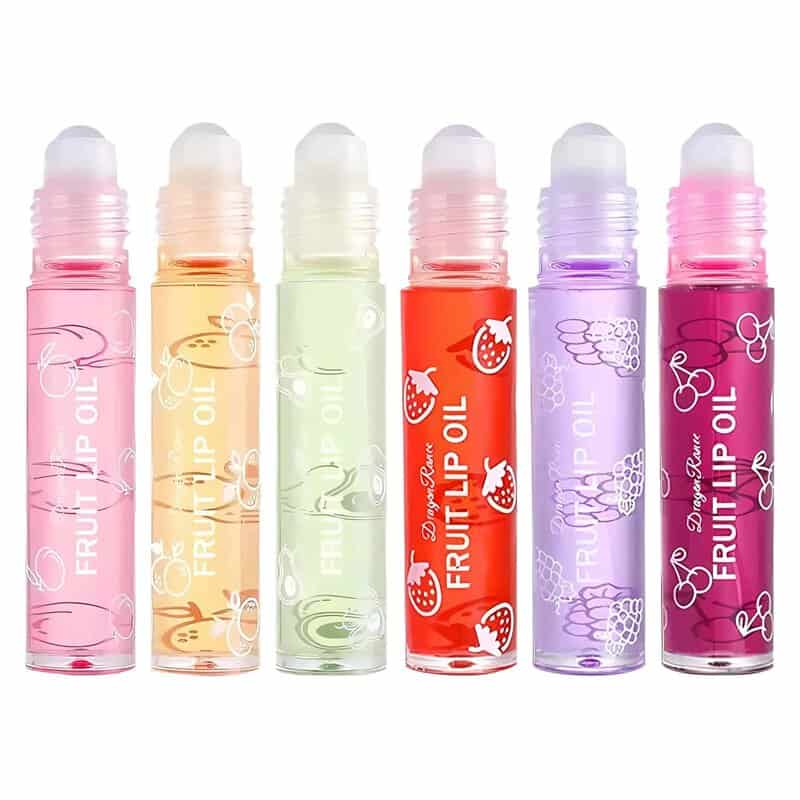 Fruit Lip Oil Roll-on Gloss (6 Flavours, 8ml)