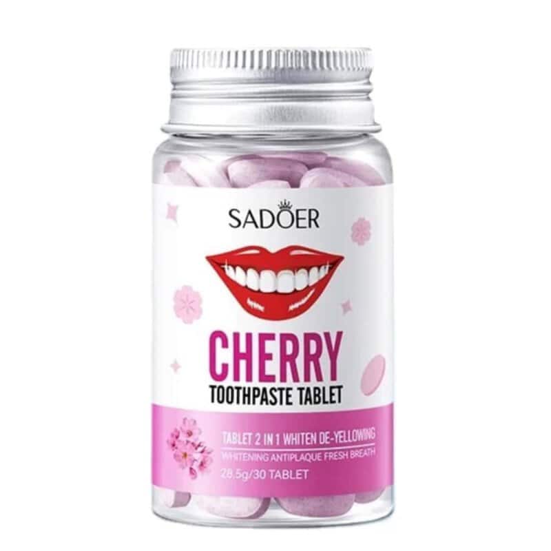 Xylitol Toothpaste Tablets Cherry Flavour (30 Tablets)