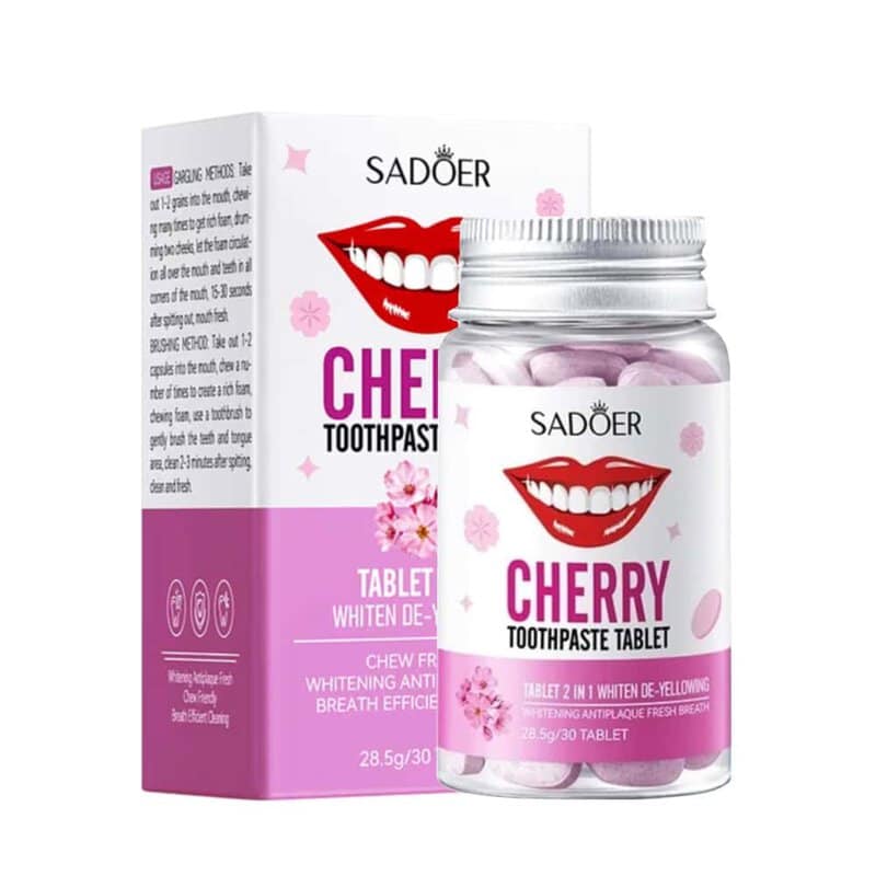 Xylitol Toothpaste Tablets Cherry Flavour (30 Tablets)